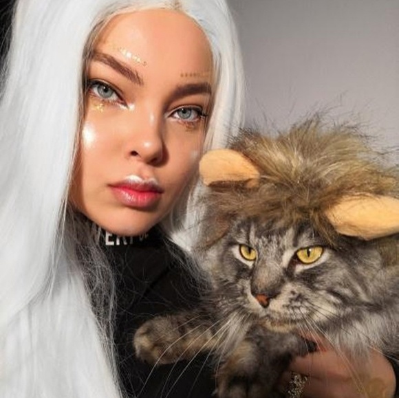 White Beauty Lace Front Wig